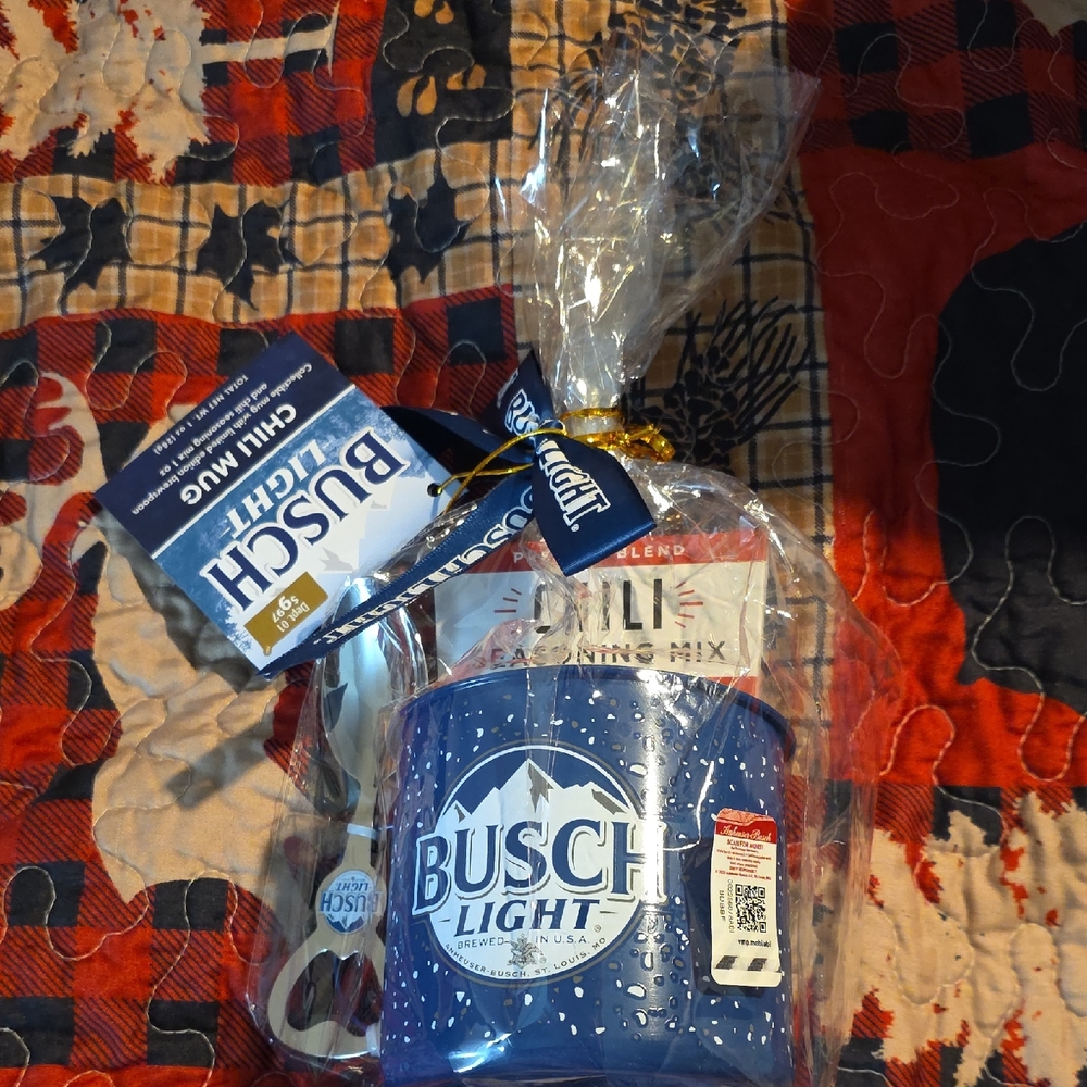 Branded Blue Camp Mug Gift Set